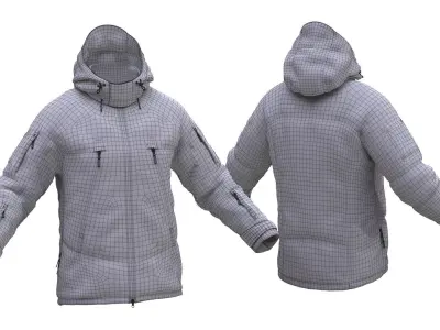 Jacket Low-poly 3D model