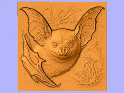 ARQUIVO STL MORCEGO 3D model