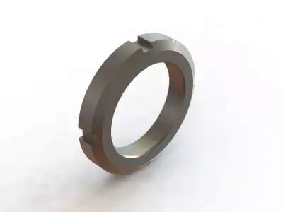 Nut Porca KM 10 3D model