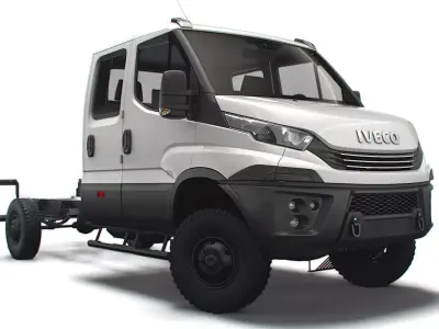 Iveco Dayli Doka 4x4 2017 3D model