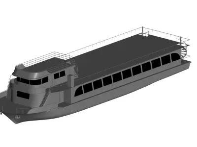 Recreational Ship 3D model