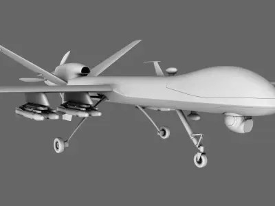 MQ-9 Reaper Drone 3D model