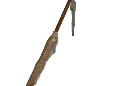Primitive Fishing Hunting Spear 3D model