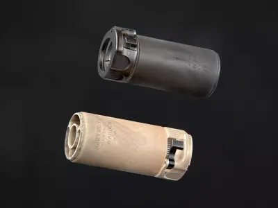 Surefire WARDEN Low-poly 3D model