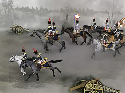 Napoleonic Grenadier Guard Cavalry 3D model