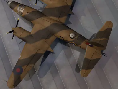 Martin Marauder Mk-1A - RAF 3D model