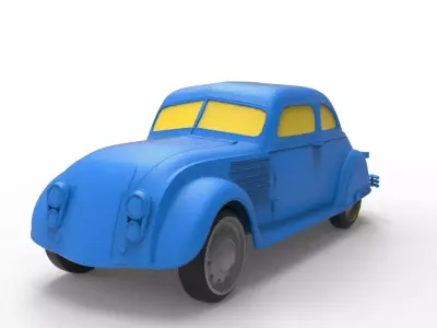 Chrysler Imperial 1934 Classic Car 3D print model