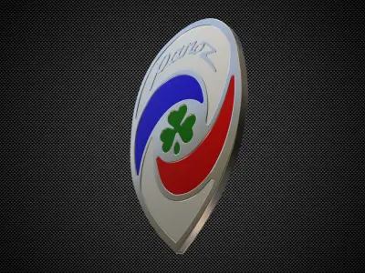panoz logo 3D model