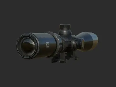 Weapon - Scope - 11 - UmarexWalther Low-poly 3D model