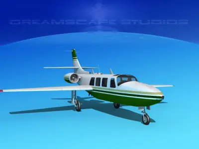 Piper Aerostar FJ-100 Fanjet V05 3D model