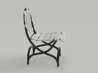 Outdoor chair 3D model get
