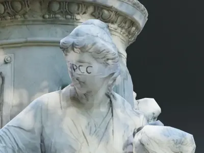 Goethe monument sculpture stone Berlin Low-poly 3D model