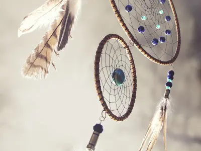 dreamcatcher corona dream catcher 3D model