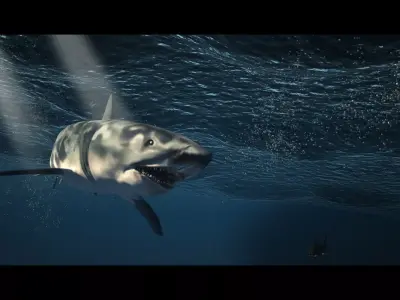 shark 3D model