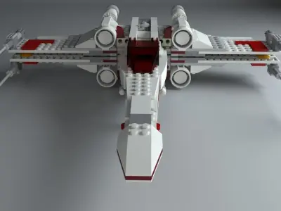 LEGO Starwars X-Wing Starfighter 3D model