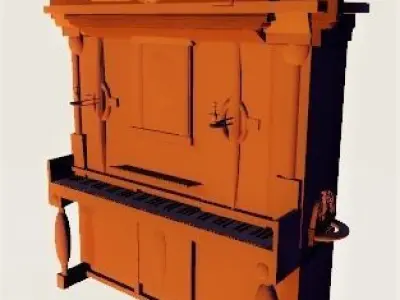 old pianos Free 3D model