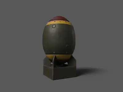 Low-Poly Bombs Low-poly 3D model