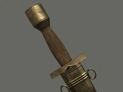 Xiphos - Greek Sword 3D model