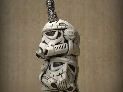 Star Wars Stacked Stormtroopers 3D Printable Mug 3D print model
