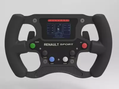 Formula Renault 2000 2015 steering wheel 3D model