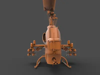 AH 1 Helicopter 3D print model