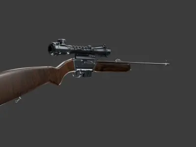 Remington Pump Action Shotgun 3D model