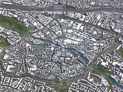 Nuremberg Low-poly 3D model