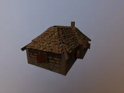 MEDIEVAL HOUSE 1 - LEVEL 1 by RogueFilmProductions 3D model