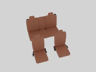  Car Seat 3D model