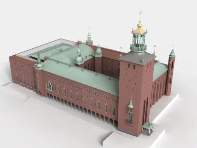 Stockholm City Hall 3D model