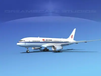 Boeing 787-8 Air China 3D model