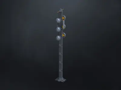 10 Hard Surface SUBD Scifi Radio Antennas Vol 2 3D model