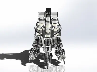 T-Rex mechanical foot Free 3D model