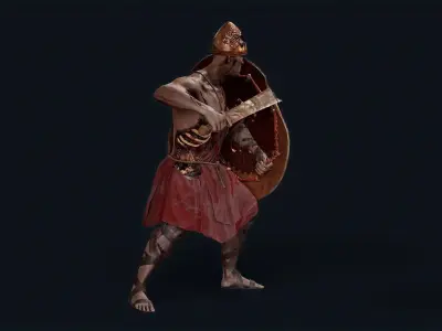 SPARTAN ILOTE UNDEAD 1 Low-poly 3D model