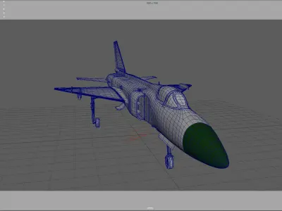 J8 Finback 3D model