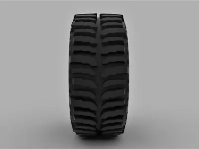 Offroad wheel for lifted trucks 3D model