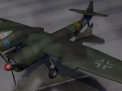 Blohm und Voss Bv-P 194 3D model