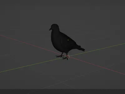 pigeon 3D Model Low-poly 3D model