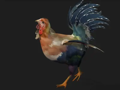 Chicken A3 3D model