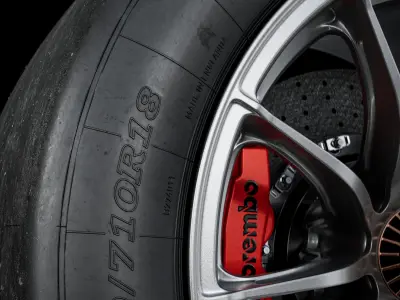 Dunlop LeMans24 310 710 R18 Rear 3D model