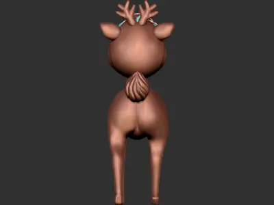 Cute Deer Free 3D model