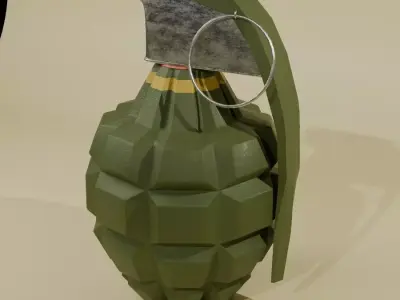 Grenade v1 Free low-poly 3D model