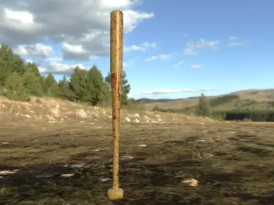 Baseball Bat Free 3D model