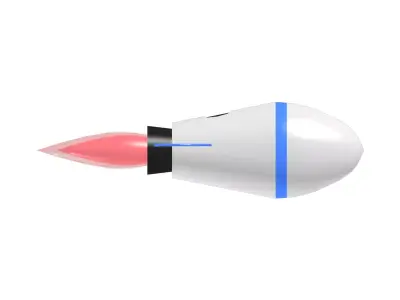 Car Rocket Booster 3D Model 2025 Free low-poly 3D model