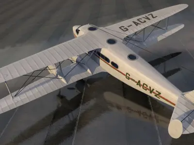 De Havilland DH-86 Express 3D model