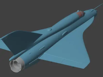 Mig-21 Tu-144 Analog 3D print model