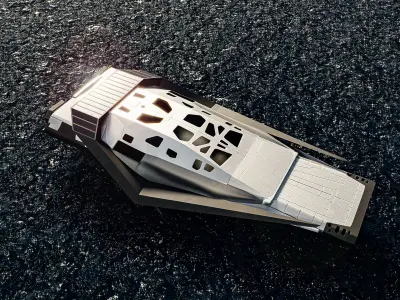 Ranger from Interstellar movie Low-poly 3D model