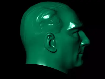 Gazi Mustafa Kemal Ataturk Portre 3D model