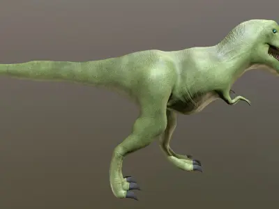 Stylized Dinosaur PBR low-poly Low-poly 3D model