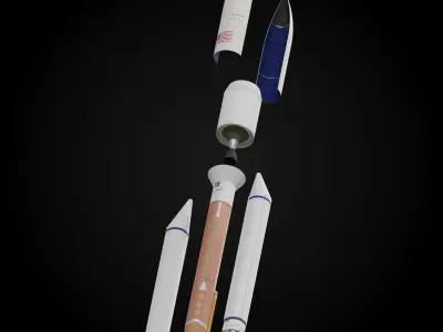 Andrews Space ETOS Rocket 3D model